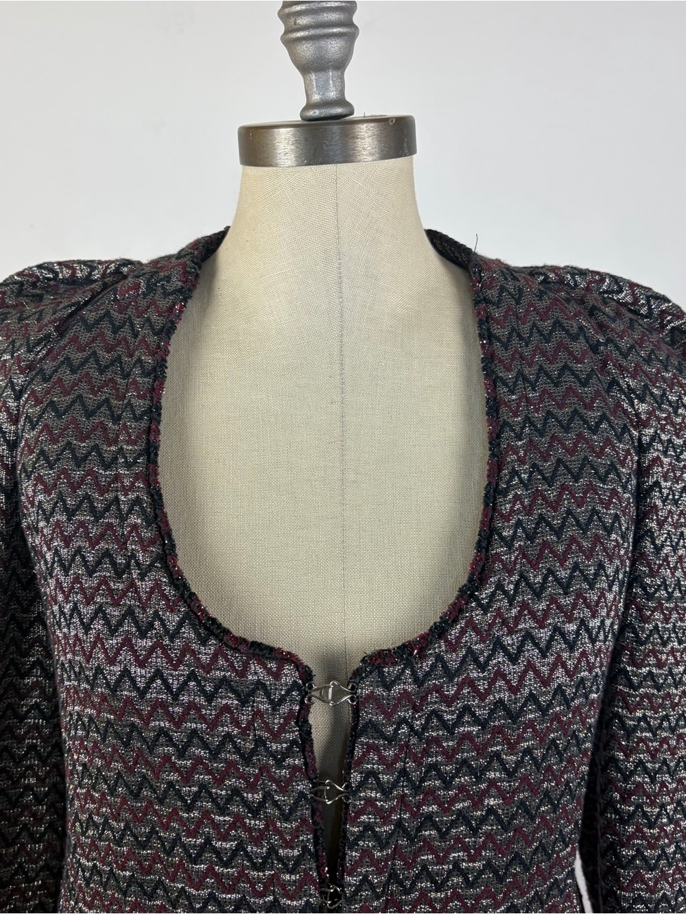 Isabel Marant Metallic Silver Tweed Jacket - Picture 3 of 7